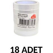 Noki 19 mm x 66 mt 18'li Şeffaf Bant