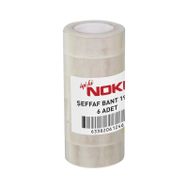 Noki 19x33 m 6 Adet Şeffaf Bant