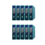 Noki 56411-050 Turkuaz 10'lu Paket Geniş Plastik Klasör