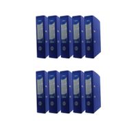Noki 56411-130 Mavi 10'lu Paket Geniş Plastik Klasör