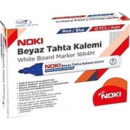 Noki Doldurulabilir Mavi 12 Adet Beyaz Tahta Kalemi