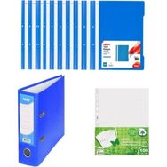 Noki Eco Ofis Seti 5'li Geniş Mavi Klasör+50'li Telli Dosya+ 100'lü Poşet Dosya
