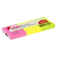 Noki Memo 12005N 40x50 mm Neon Karışık Renk 300 Yaprak Çizgisiz Yapışkanlı Not Kağıdı