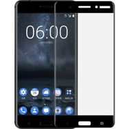 Nokia 6 3D Kavisli Temperli Siyah Cam Ekran Koruyucu