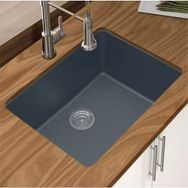 Nokta RAL7012 49x39 cm Gri Tezgah Altı Düz Granit Evye