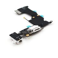 Nokta Teknik iPhone 5s Kulaklık Mikrofon Filmli Beyaz Şarj Soketi