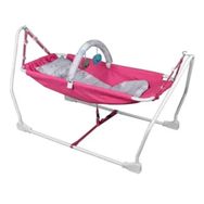 Norfolk Fuşya Baby Sleep Oyuncaklı Sallanır Bebek Beşiği