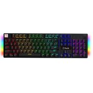 North Shield Q TRK RGB LED Mekanik Mavi Switch Siyah Gaming Klavye