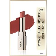 Note Iconic Sheer 206 Independent Nemlendirici Parlak Ruj