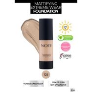 Note No:125 Beige Ivory Mattifying Extreme Wear Mat Bitiş Fondöten