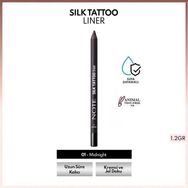 Note Silk Tattoo 01 Midnight Liner Suya Dayanıklı İpeksi Jel Göz Kalemi