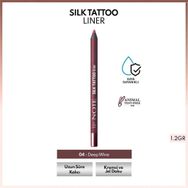 Note Silk Tattoo 04 Deep Wine Liner Suya Dayanıklı İpeksi Jel Göz Kalemi
