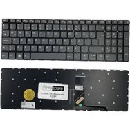 Notespare Lenovo V15-IIL 82C500R6TX Uyumlu Füme TR Power Tuşlu Versiyon Klavye