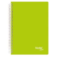 Notte 60-367 Spiralli Plastik Kapak A4 Trend 160 Yaprak Çizgili Defter