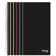 Notte 60-478 A4 Siyah 100 Sayfa Çizgili Spiralli Plastik Kapak Defter