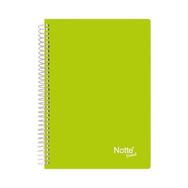 Notte Dikişli Plastik Kapak A5 Trend 100 Yaprak Çizgili Defter
