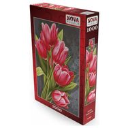 Nova 1000 Parça Kırmızı Laleler Puzzle