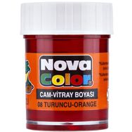 Nova Color NC-156 Turuncu Su Bazlı Şişe Cam Boyası