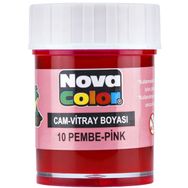 Nova Color NC-158 Pembe Şişe Su Bazlı Cam Boyası
