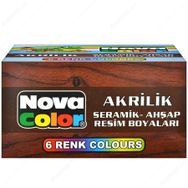 Nova Color Nc-180 6 Renkli Akrilik Boya