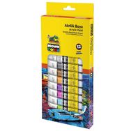 Nova Color NC-2004 Tup 12'li 12 ml Akrilik Boya