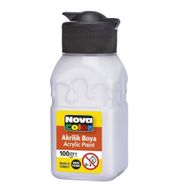 Nova Color NC-2014 Beyaz 100 gr Şişe Akrilik Boya