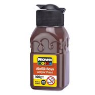 Nova Color NC-2016 Kahverengi 100 gr Şişe Akrilik Boya