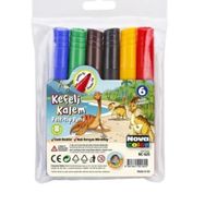 Nova Color NC-625 6'Lı Jumbo Keçeli Kalem