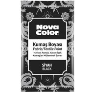 Nova Color NC-904 Siyah 12 gr Toz Kumaş Boyası