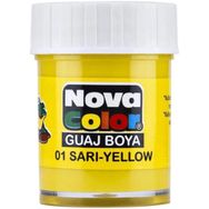 Nova NC-103 Sarı Şişe Guaj Boya
