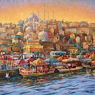 Nova Puzzle 1000 Parça İstanbul Eminönü Balıkçıları Puzzle - Nikolay Sivenkov