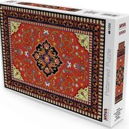 Nova Puzzle 1000 Parça Kırmızı Antik Halı Desenli Puzzle