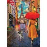 Nova Puzzle 1000 Parça Paris Sokaklarında Gezinti Puzzle