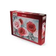 Nova Puzzle 2000 Parça Pembe ve Kırmızı Güller Puzzle