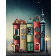 Nova Puzzle Geceyi Aydınlatan Kitaplar 1000 Parça Puzzle