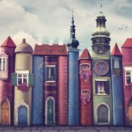 Nova Puzzle Sihirli Kitap Evler 1500 Parça Puzzle