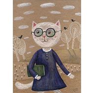 Nova Sofya Saburova Akıllı Kedi 1000 Parça Puzzle