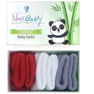 Novibaby Bambu Country 0-6 Ay 3'lü Yenidoğan Bebek Çorabı
