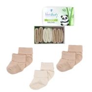 Novibaby Bambu Latte 0-6 Ay 3'lü Yenidoğan Bebek Çorabı