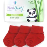Novibaby Bambu Rudy 0-6 Ay 3'lü Yenidoğan Bebek Çorabı