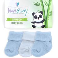Novibaby Bambu Sky 0-6 Ay 3'lü Yenidoğan Bebek Çorabı