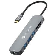 Novoo Type-C to 3xUSB-A 3.1 4K HDMI TF SD Kart Okuyucu Dönüştürücü Adaptör