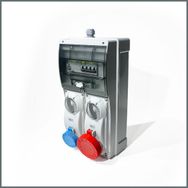 Novsen IP66 1 Adet 3x16A 1 Adet 5x32A Kilitli Priz Kombinasyon Panosu