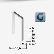 Novus 53F/14 Galvaniz 600 Adet Geniş Zımba Teli
