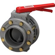 Nozbart Pvc Yüksek Mukavemetli Flanş Kole ve Cıvatalı 280 mm Kelebek Vana