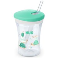 Nuk 230 ml Yeşil Yeni Action Cup Evo Damlatmaz Bardak Suluk