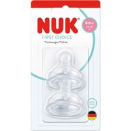 NUK First Choice Silikon Biberon Emziği, XL