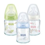Nuk First Choice Silikon Emzikli 120 ml Cam Biberon