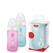 Nuk Pembe Silikon Biberon Kılıfı