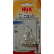 Nuk Silikon No 1 Orta Delik Biberon Emziği